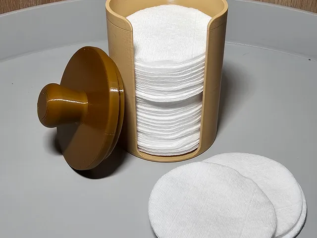 Box for cotton tampons