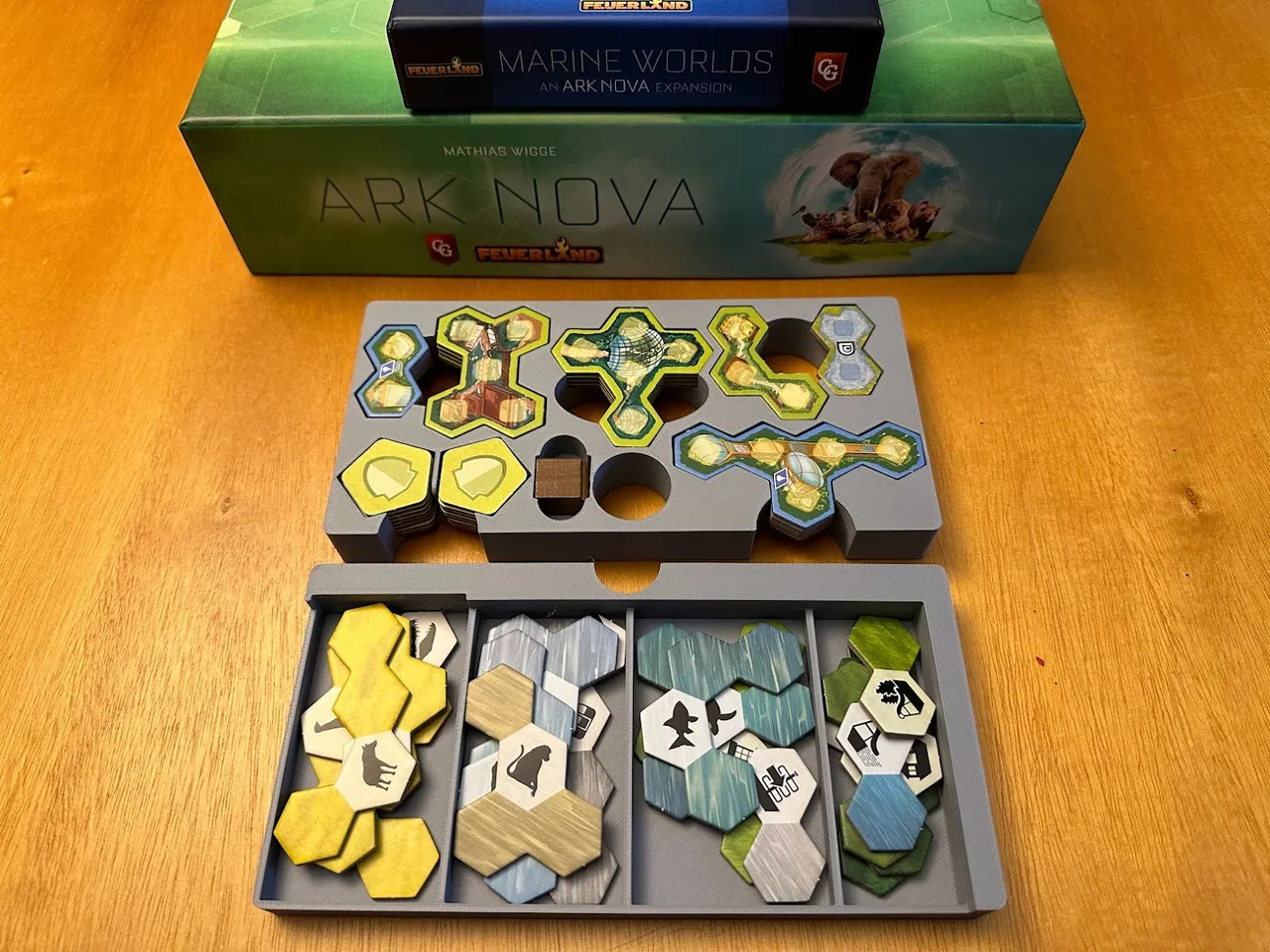 Ark Nova and Marine Worlds insert by Hextra | Download free STL 