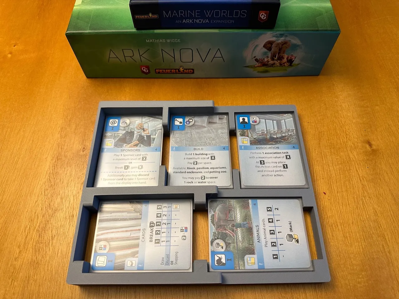 Ark Nova and Marine Worlds insert by Hextra | Download free STL model |  Printables.com