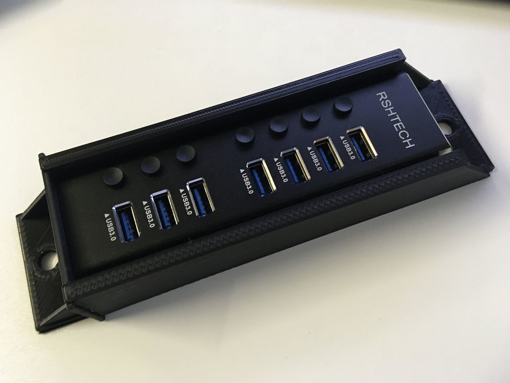 Rshtech 7 port usb hub holder for sim racing rig by grudyjsy download