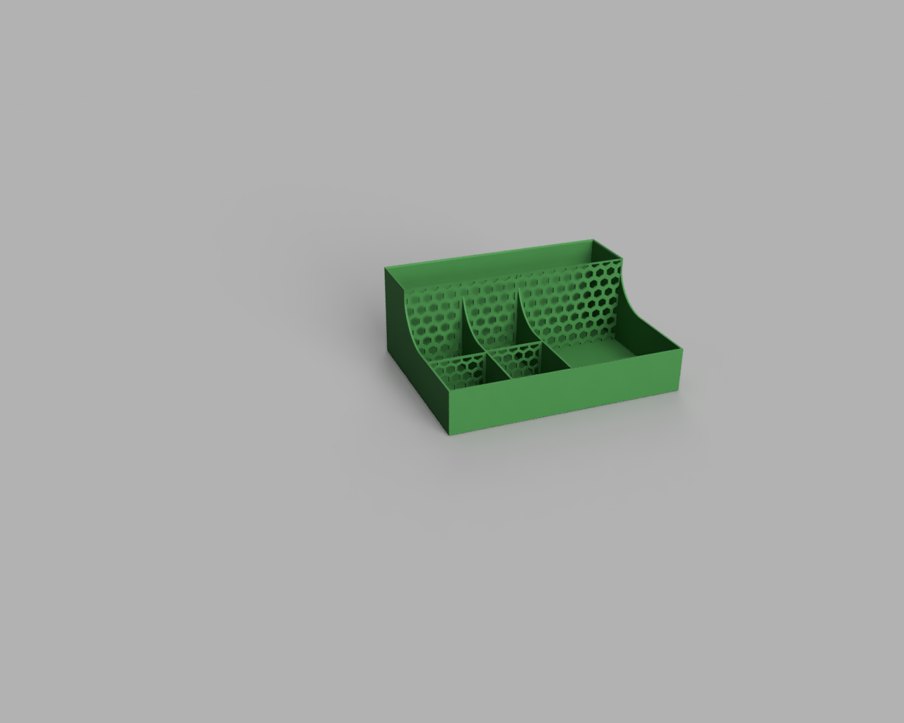 Desktop Organizer with Hex by Herr Feldhaus Download free STL model