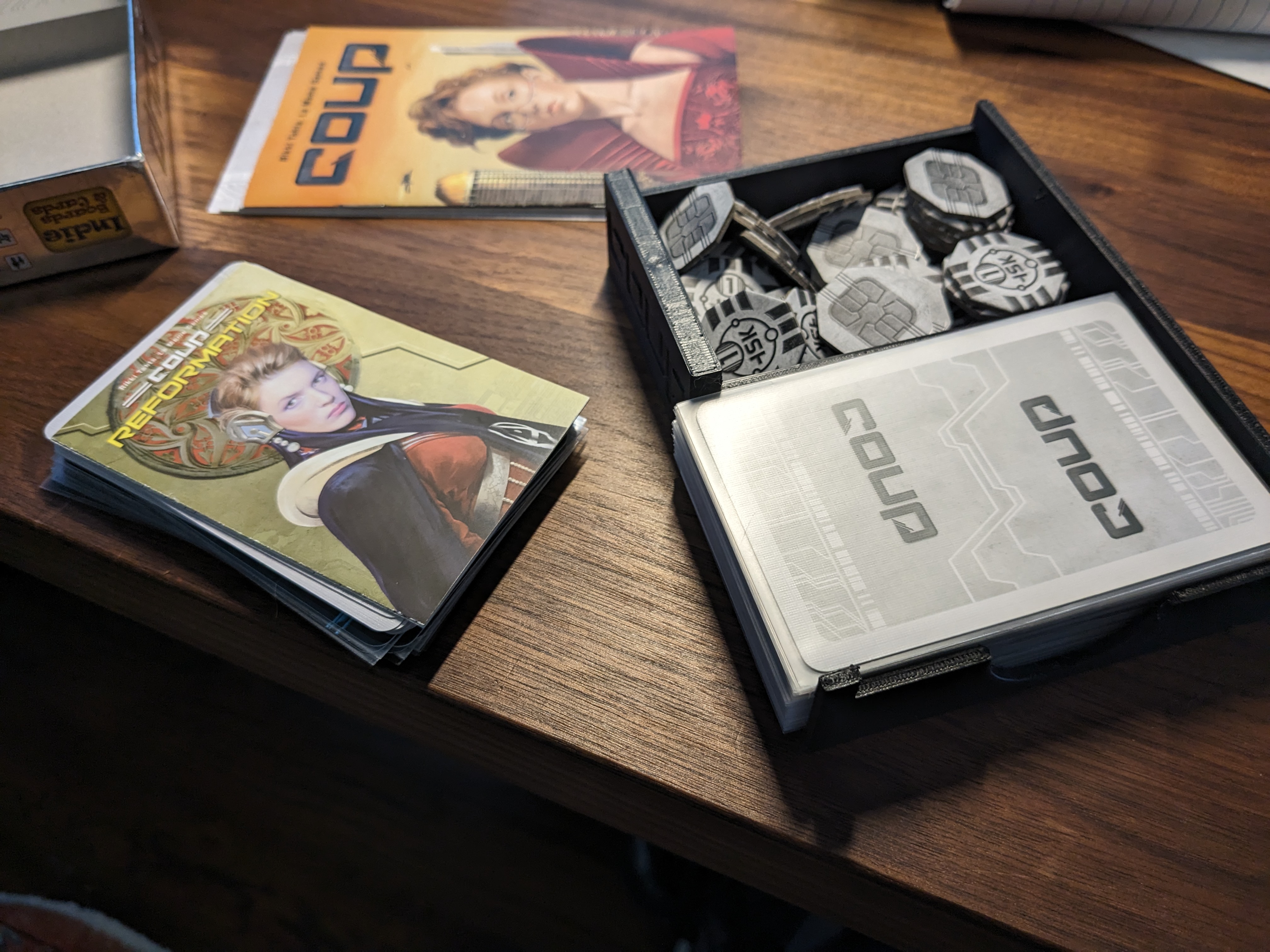 Coup Boardgame insert,