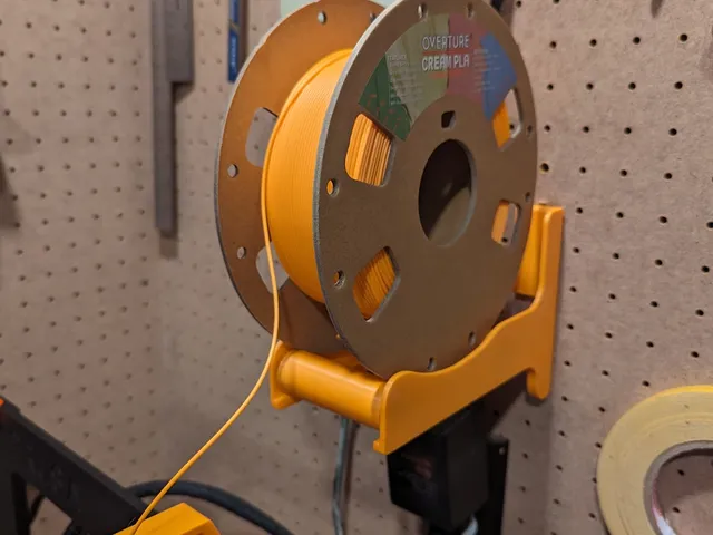 The Ultimate Simple Pegboard Spool Holder