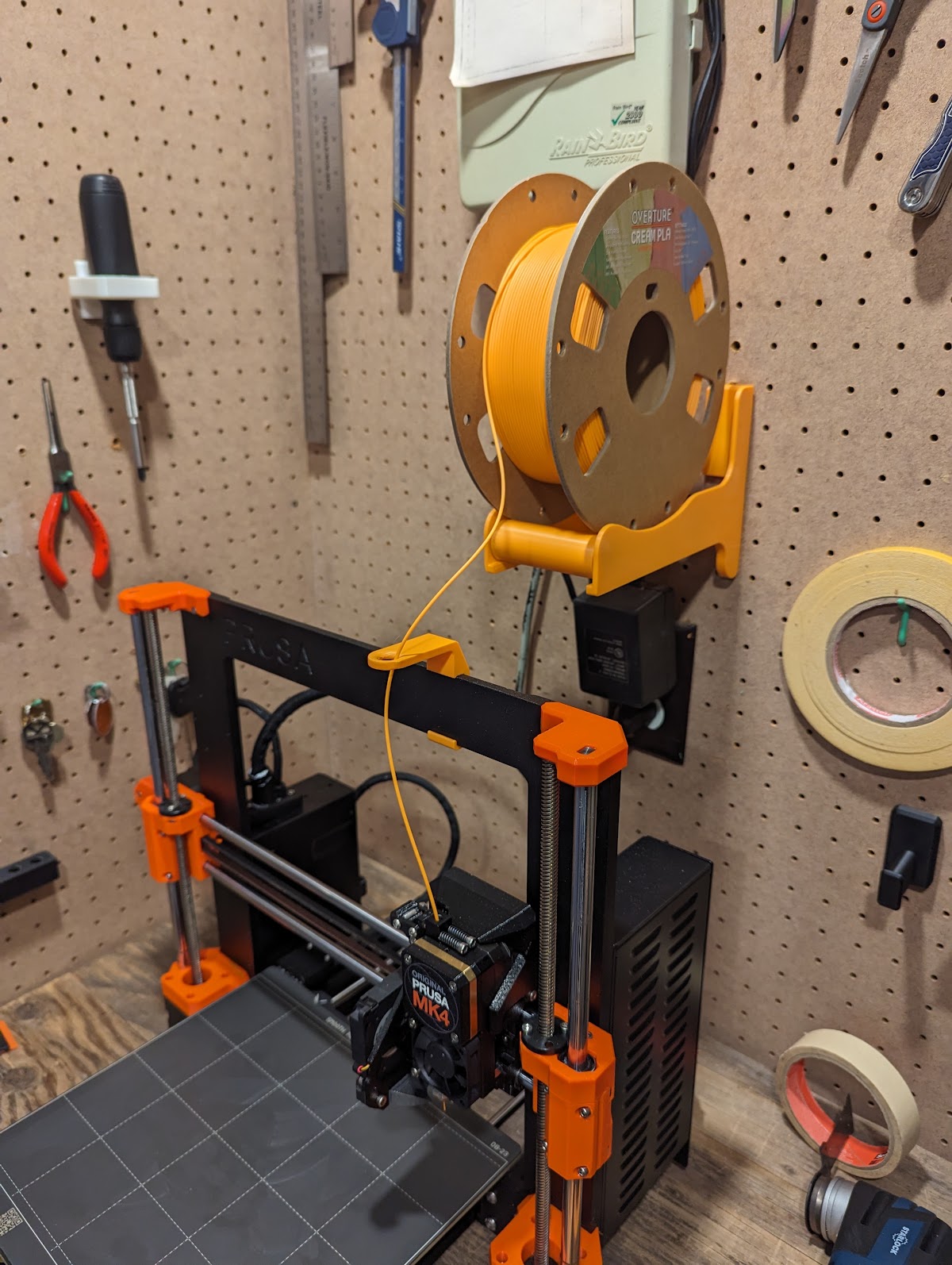 The Ultimate Simple Pegboard Spool Holder by colin725 Download free STL model