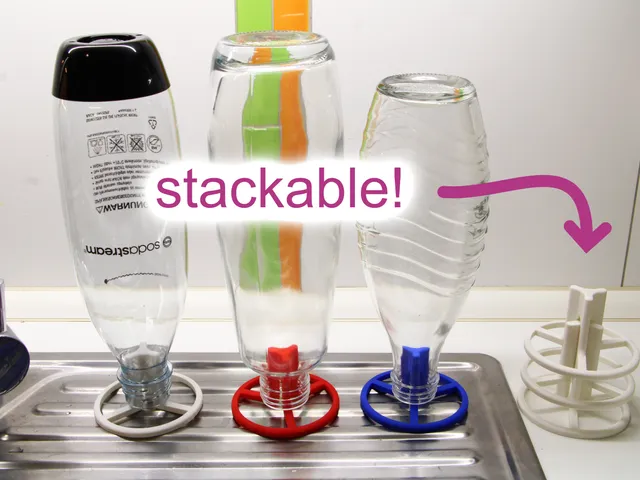 Stackable SodaStream Bottle Drying Stand