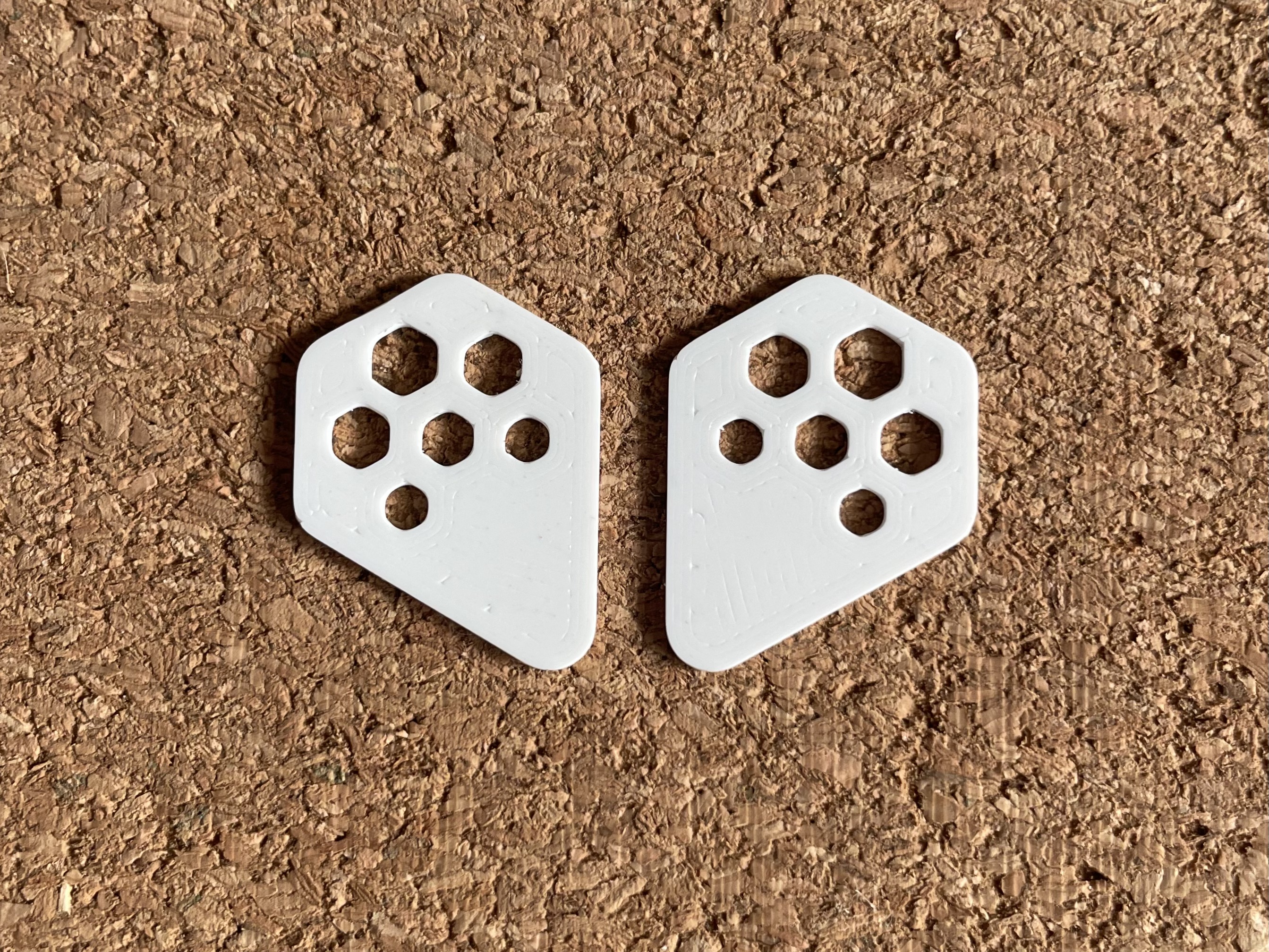 Hex guitar pick