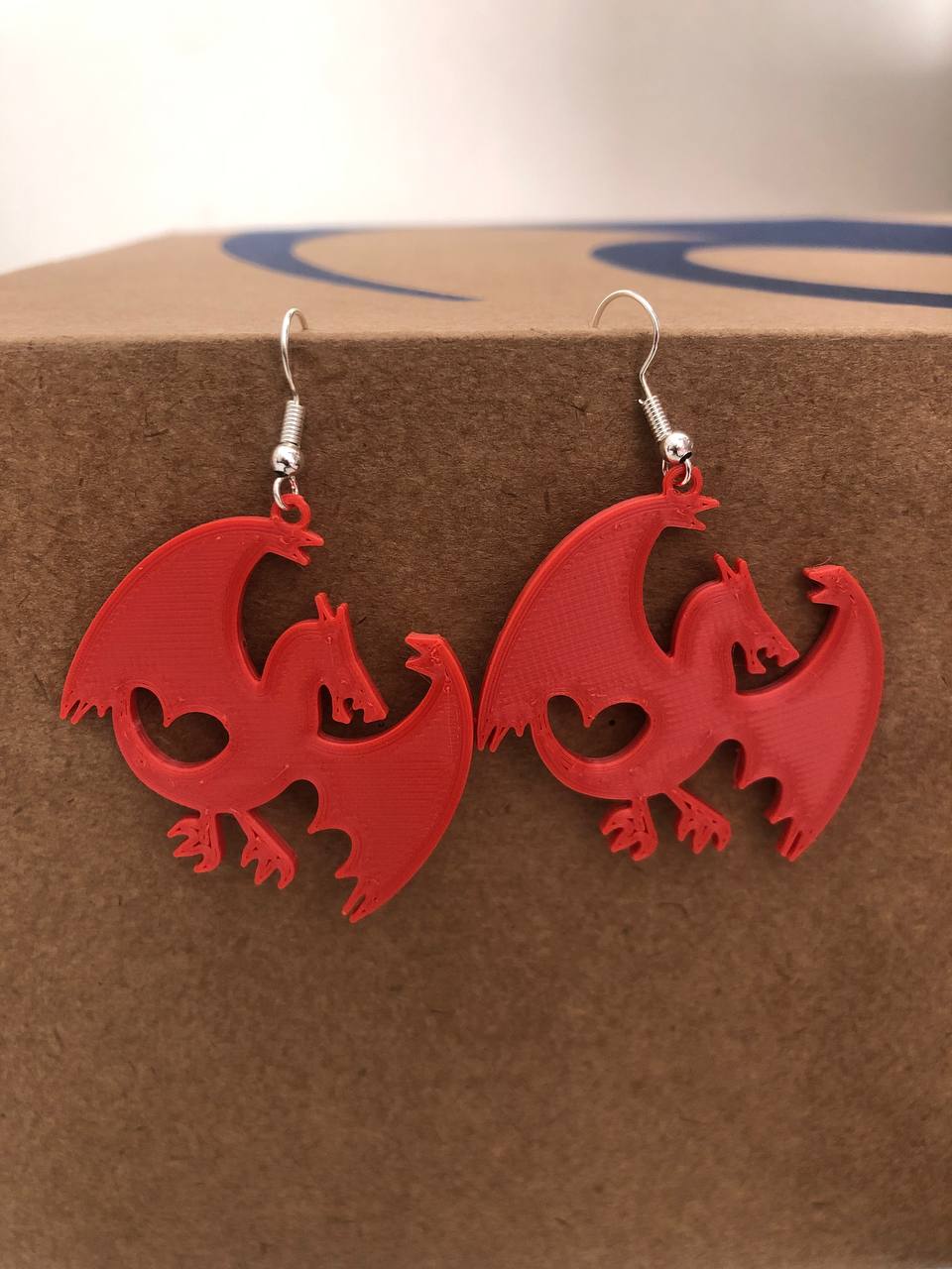 Earring Dragon pendant