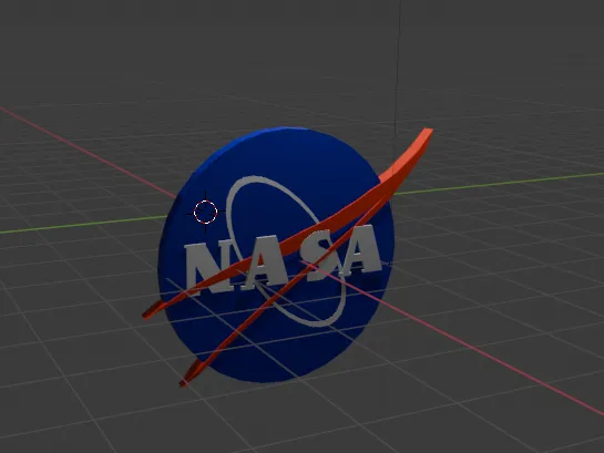 Nasa logo attachment
