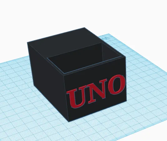 uno cards Modelo 3D