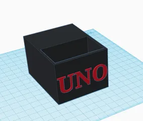 UNO Card Holder (with direction indicators) by MajorOCD, Download free STL  model