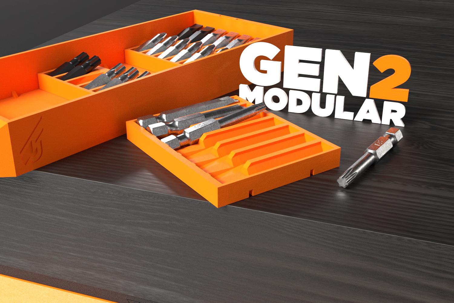 GEN2 Hex Bit (2 inch) Drawer Insert - Tilt Release