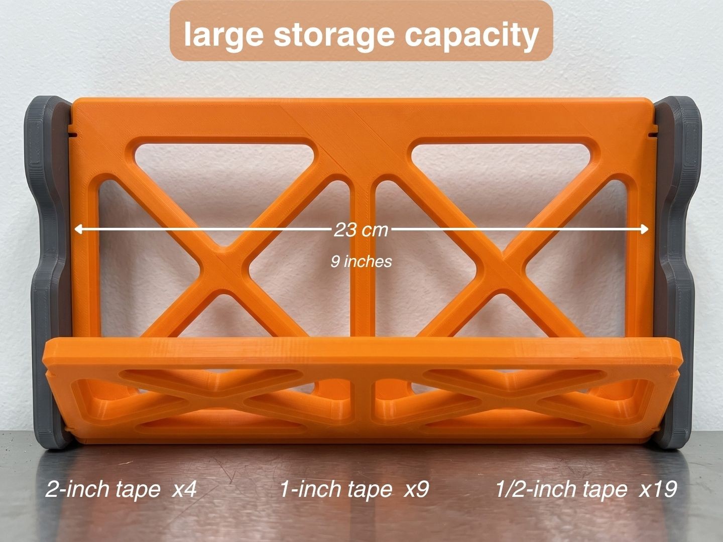 Desktop Tape Rack [no supports/no extra hardware] — STL Grátis | 3DFinder