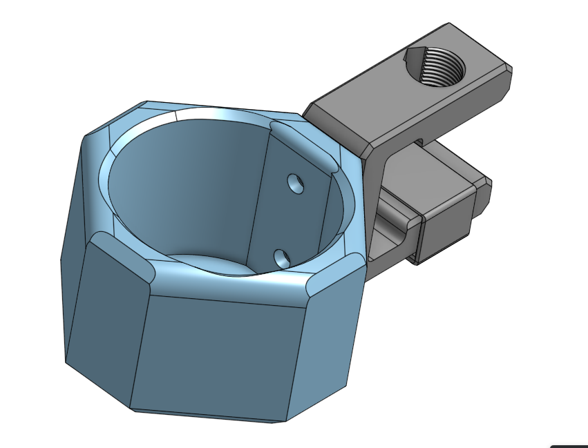 Modular Cup Holder - M5 hardware