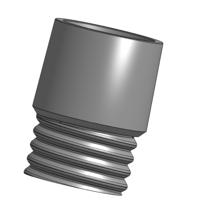 Camlock 43mm 3D model thumbnail