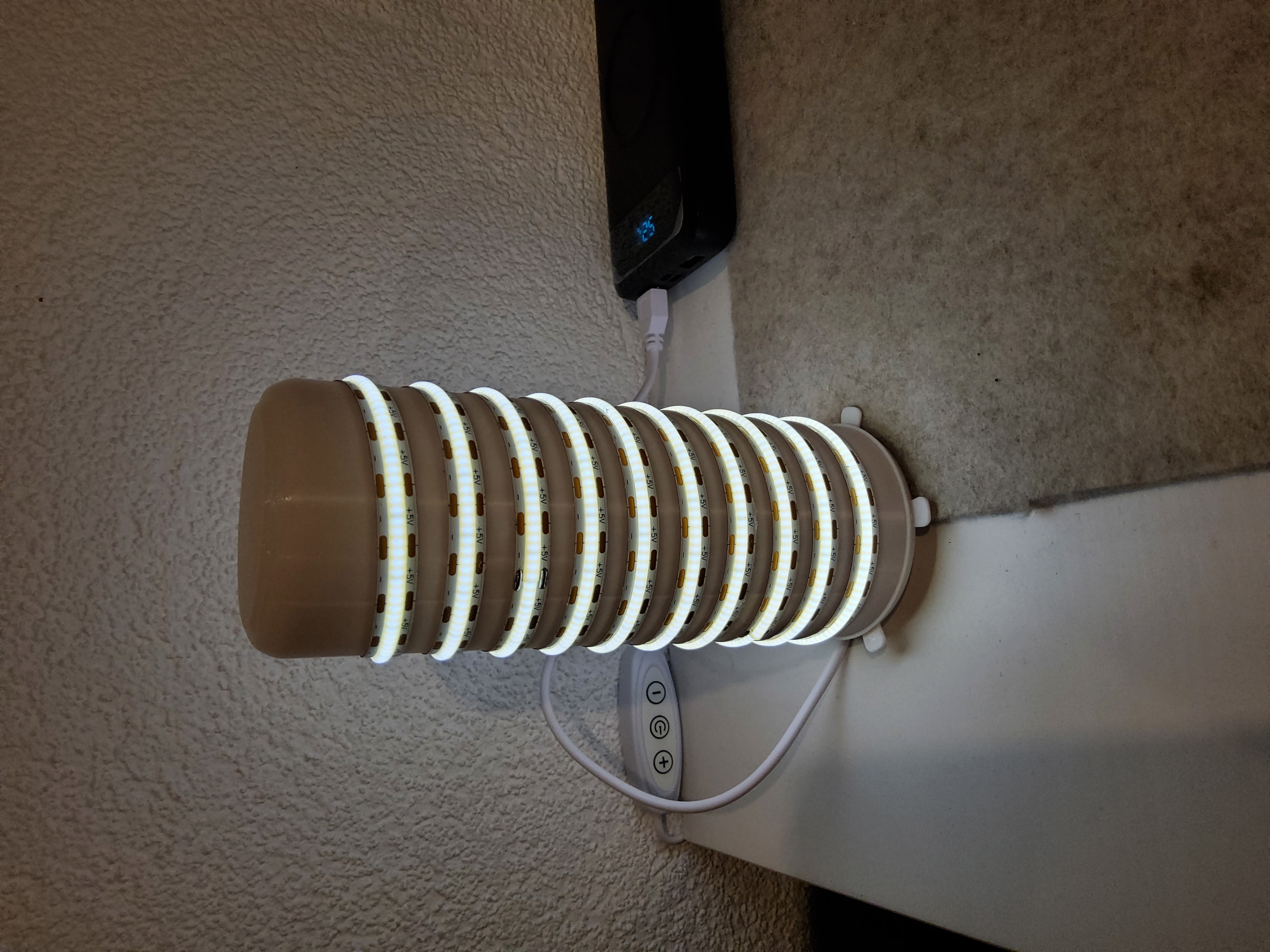 LED Stripe holder for Moonlamp