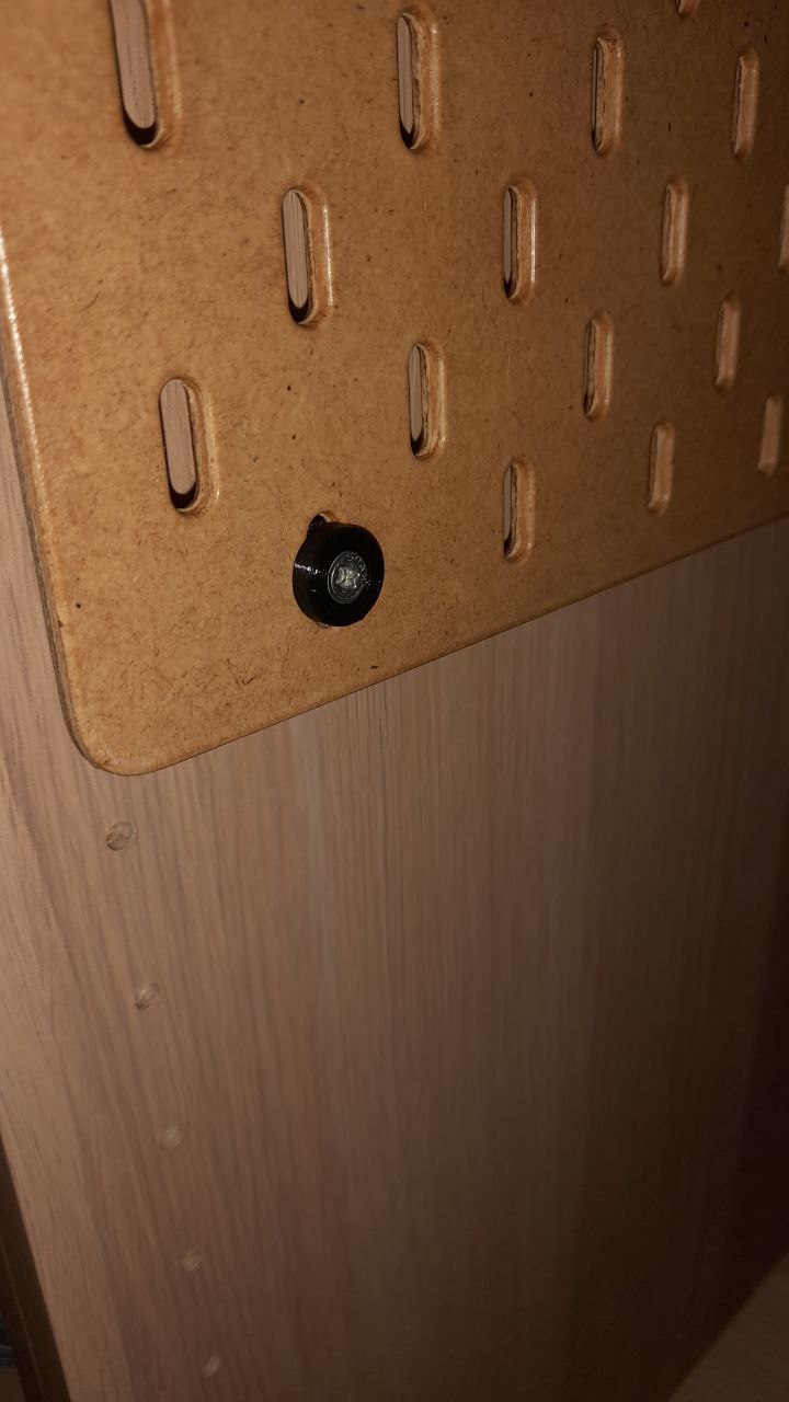 IKEA SKÅDIS foot and washer with screwhole for better mounting by