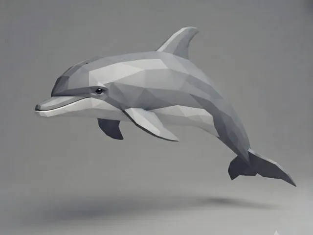 Low Poly Dolphin