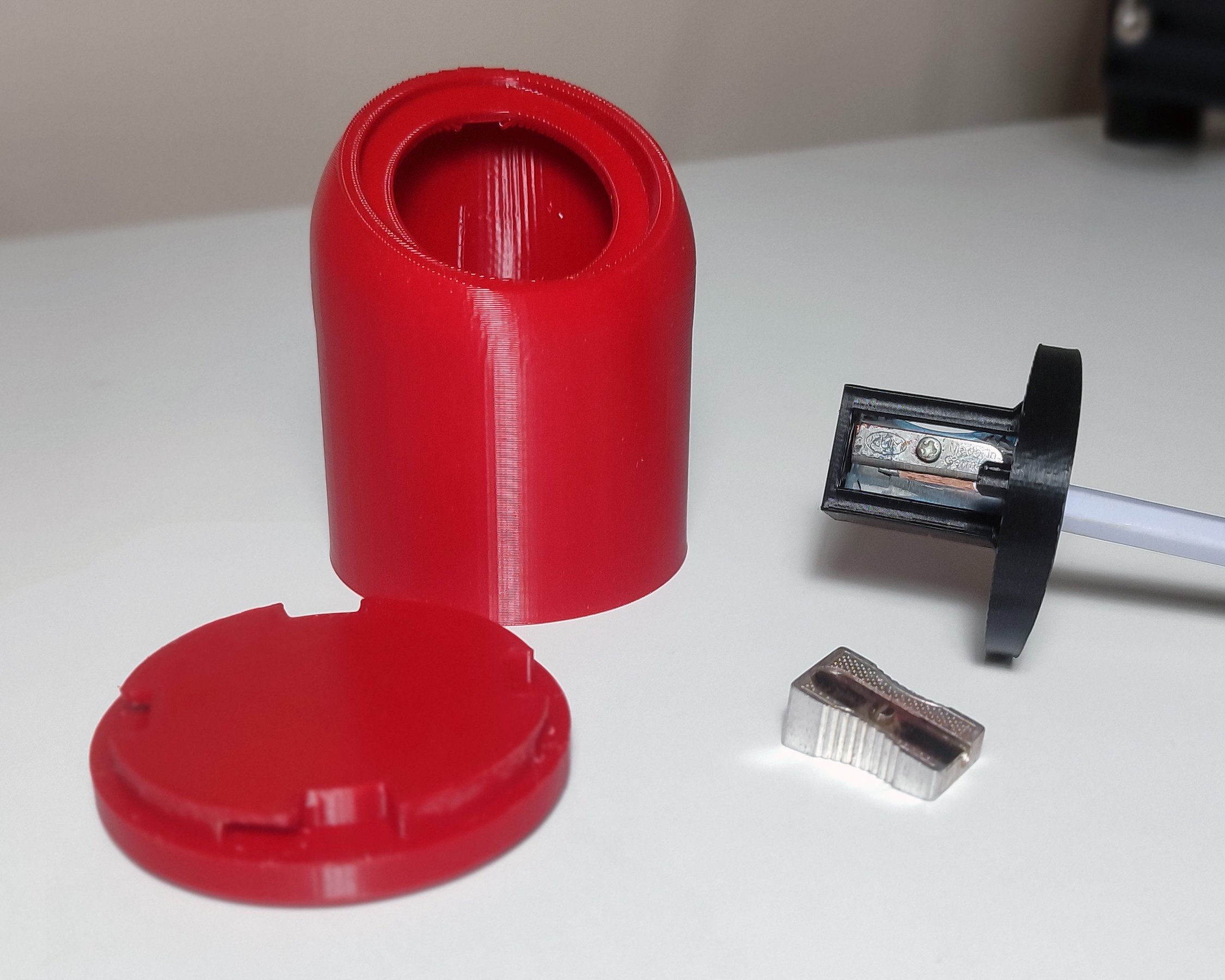 Pencil sharpener box by hsnzkn Download free STL model