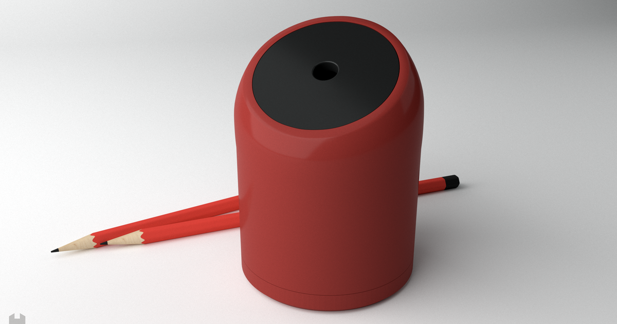 Pencil sharpener box by hsnzkn Download free STL model