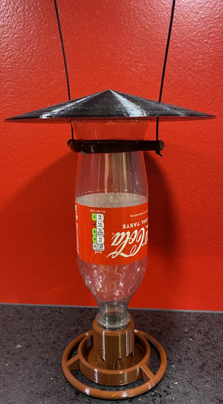 Coca-Cola bird feeder
