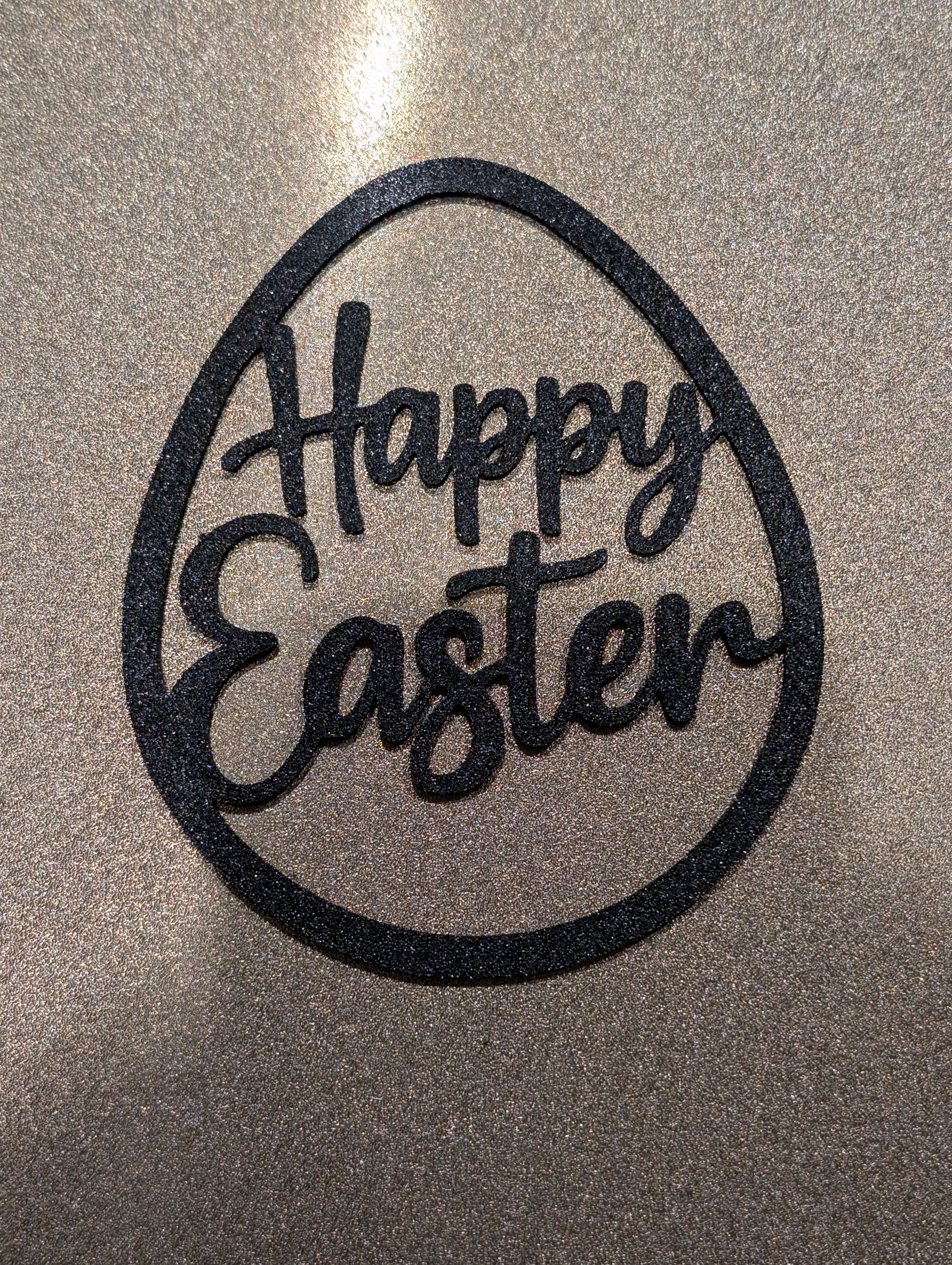 Happy Easter Egg Sign