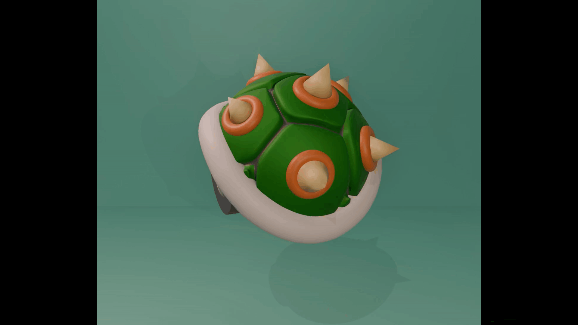 Miniatura 2 do modelo 3D Mario Koopa Shell Beads