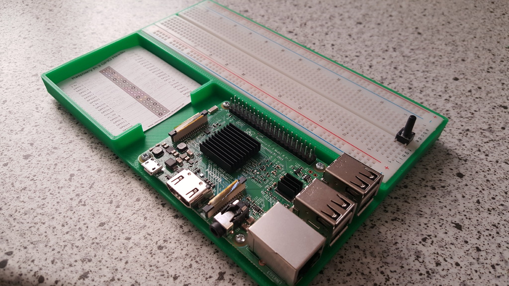 Raspberry Prototyping Board by Draman87 Download free STL model