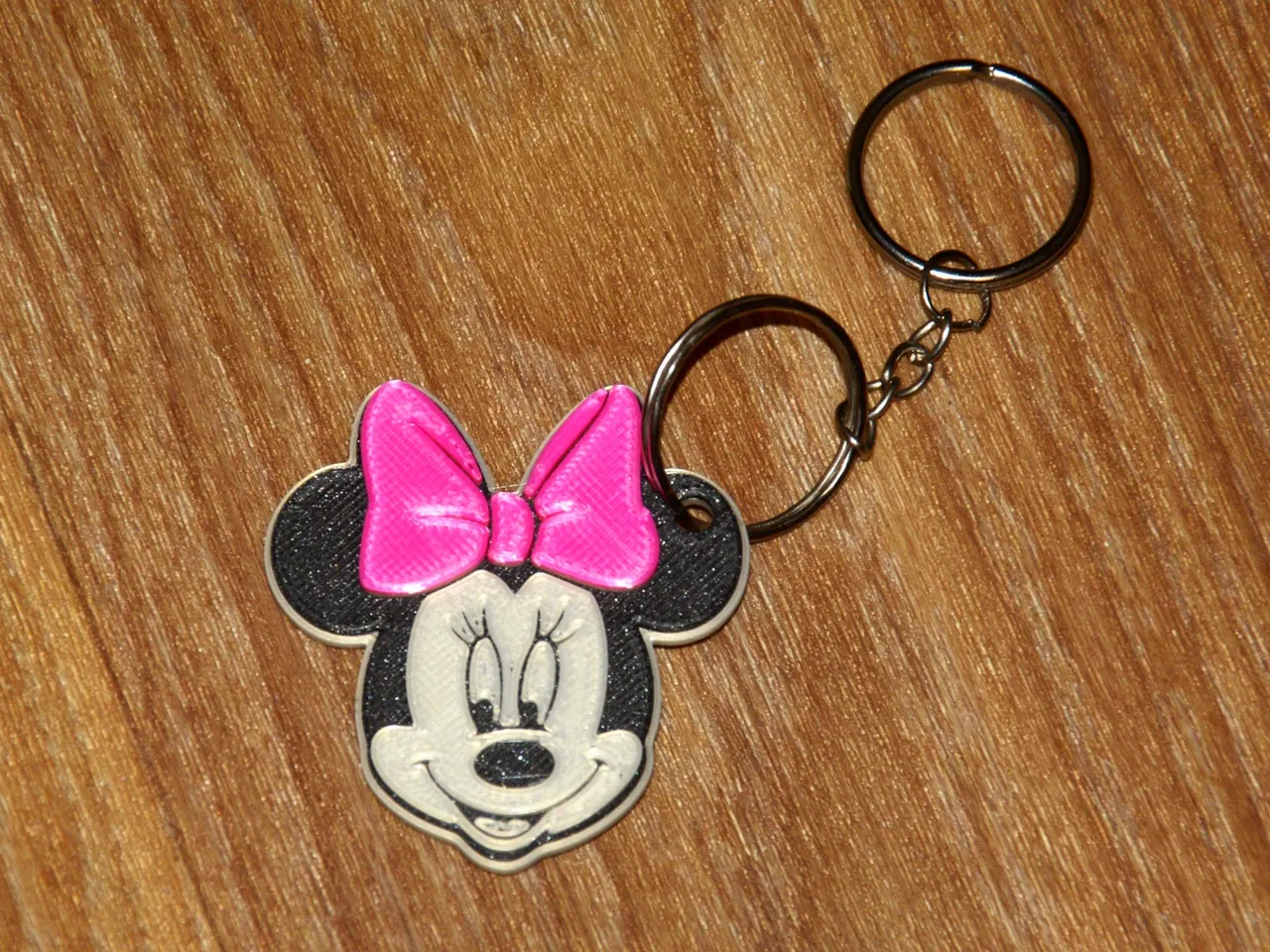 Brown Minni(e) Mouse Keychain