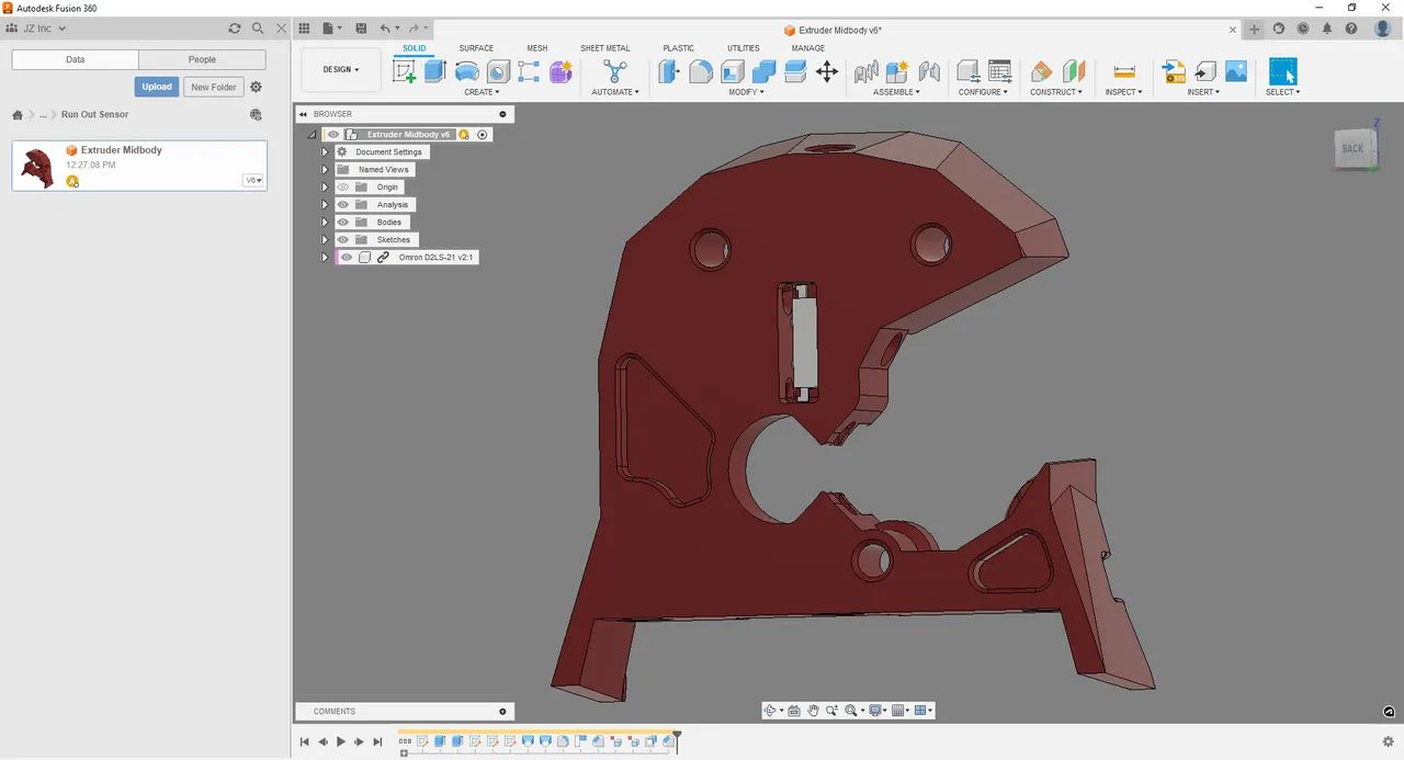 G27 brake pedal with load cell by P--JawZ--K, Download free STL model