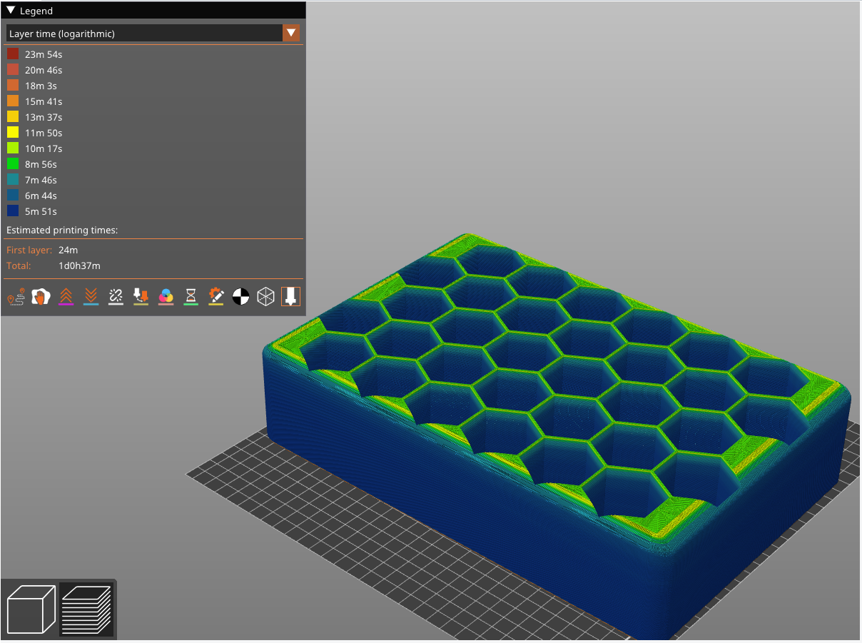 Hexagon Planter Seedling Tray 32 spaces