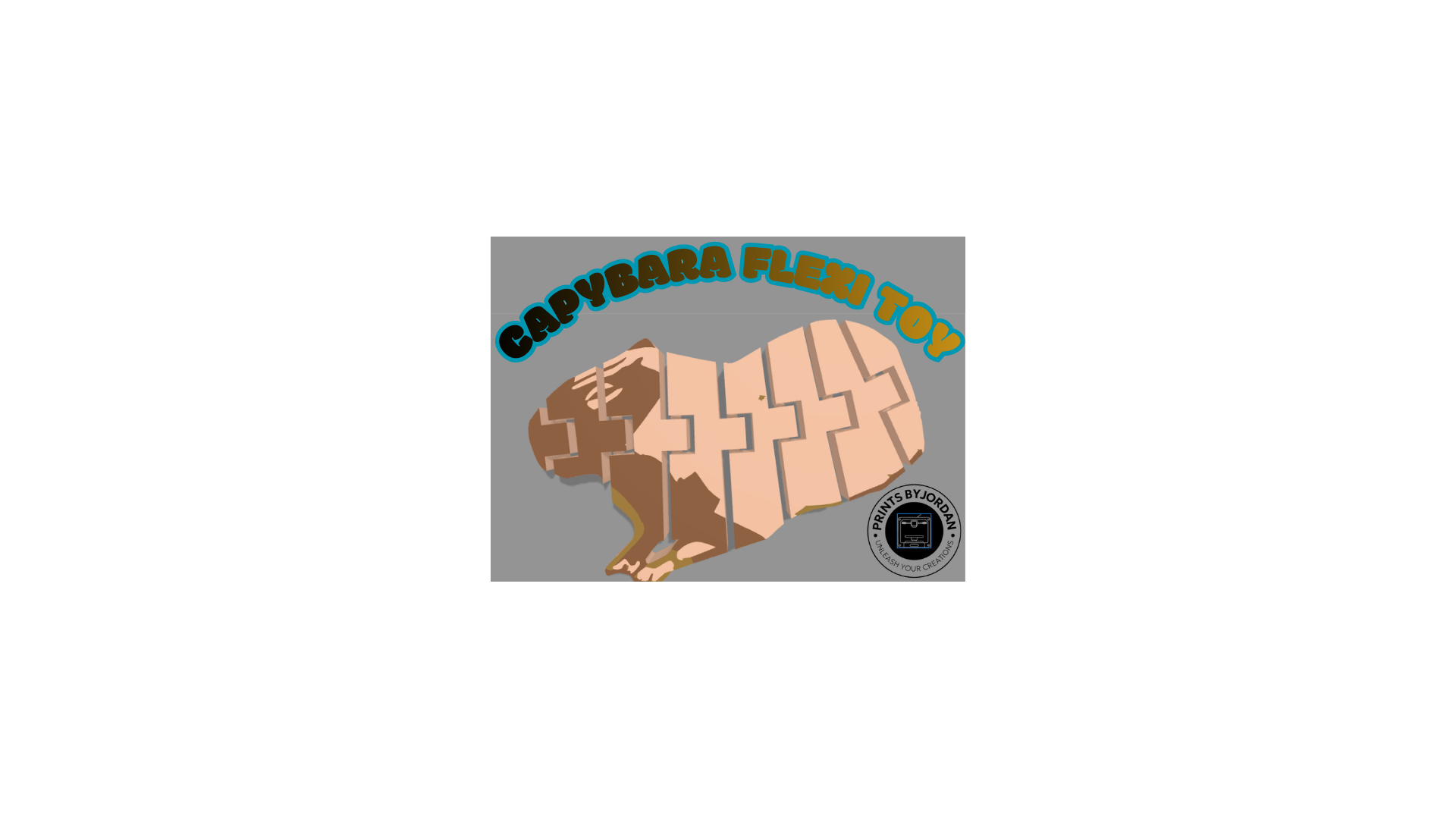 Capybara Flexi Toy