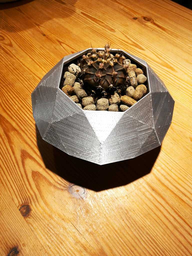 Knuckles Chaos Emerald Flower Pot