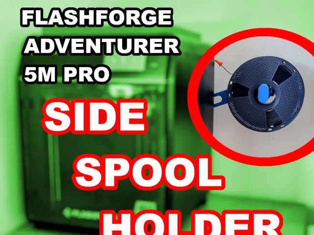 Side Spool Holder for Flashforge Adventurer 5m Pro