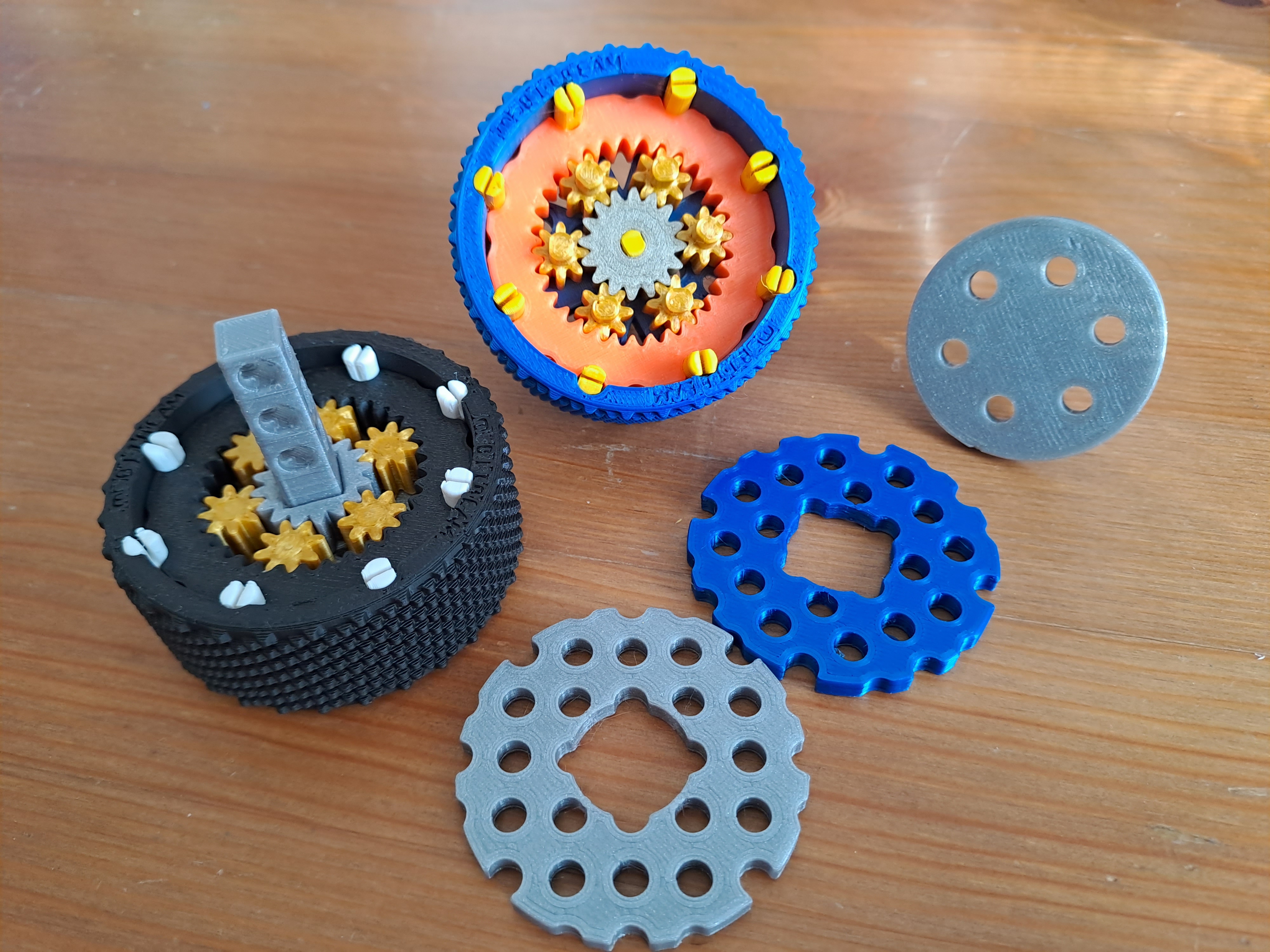 BitBeam wheel with planetary gear set