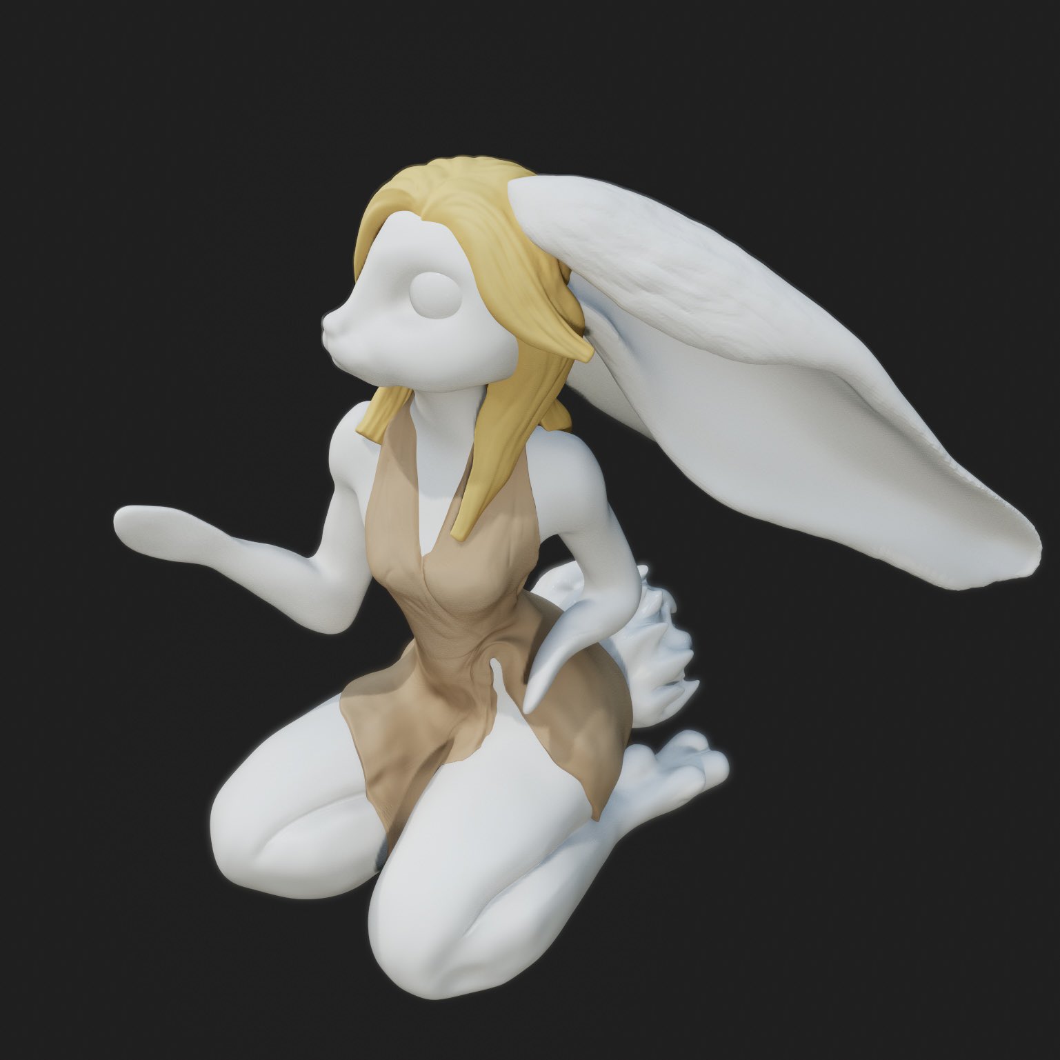 Rabbit Character(Unfinished) — miniatura 2