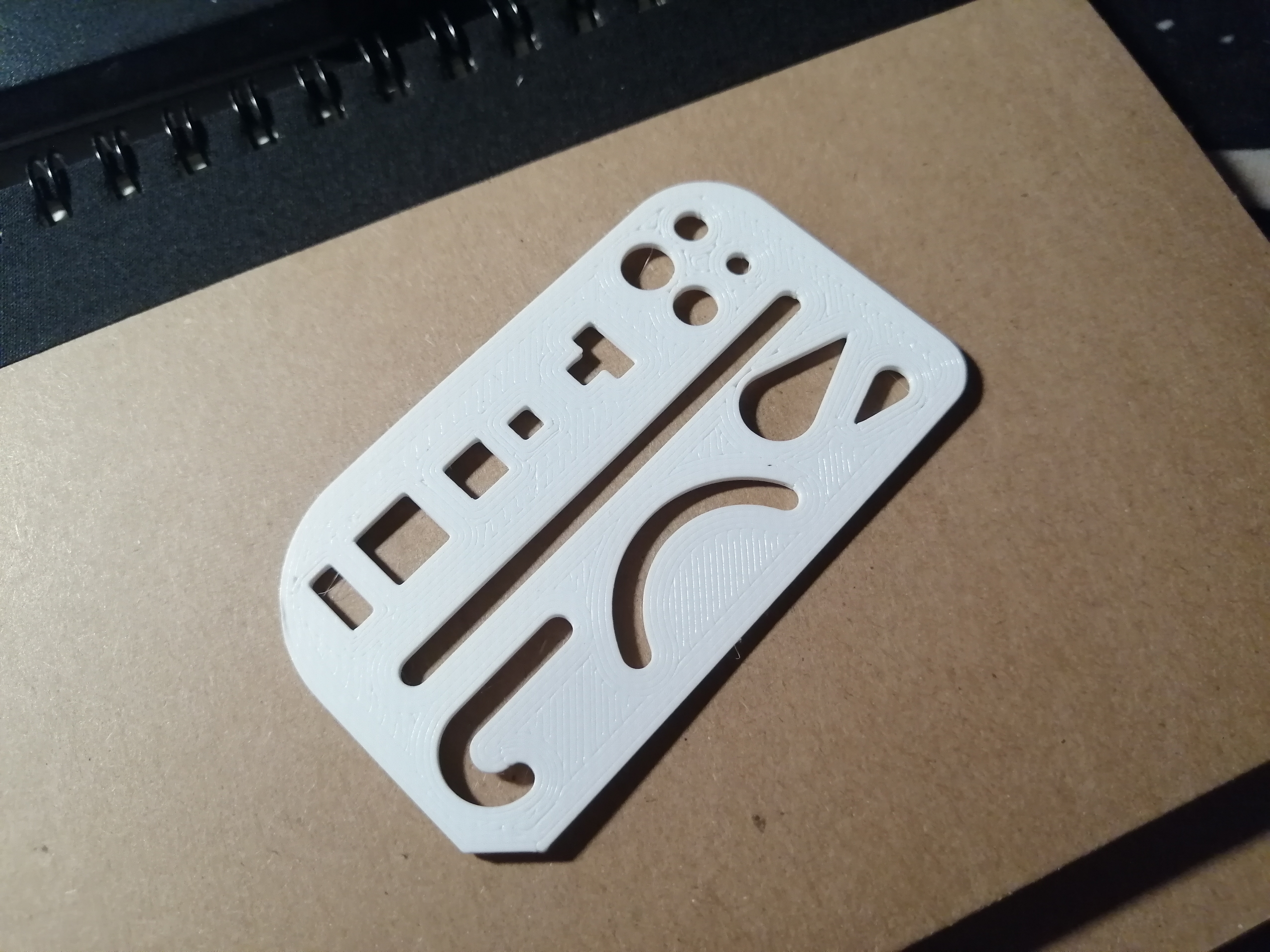 Eraser shield - drafting stencil