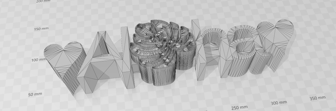 Aloha Love Monstera Leaf Sculpture (Nerding Out Studio)