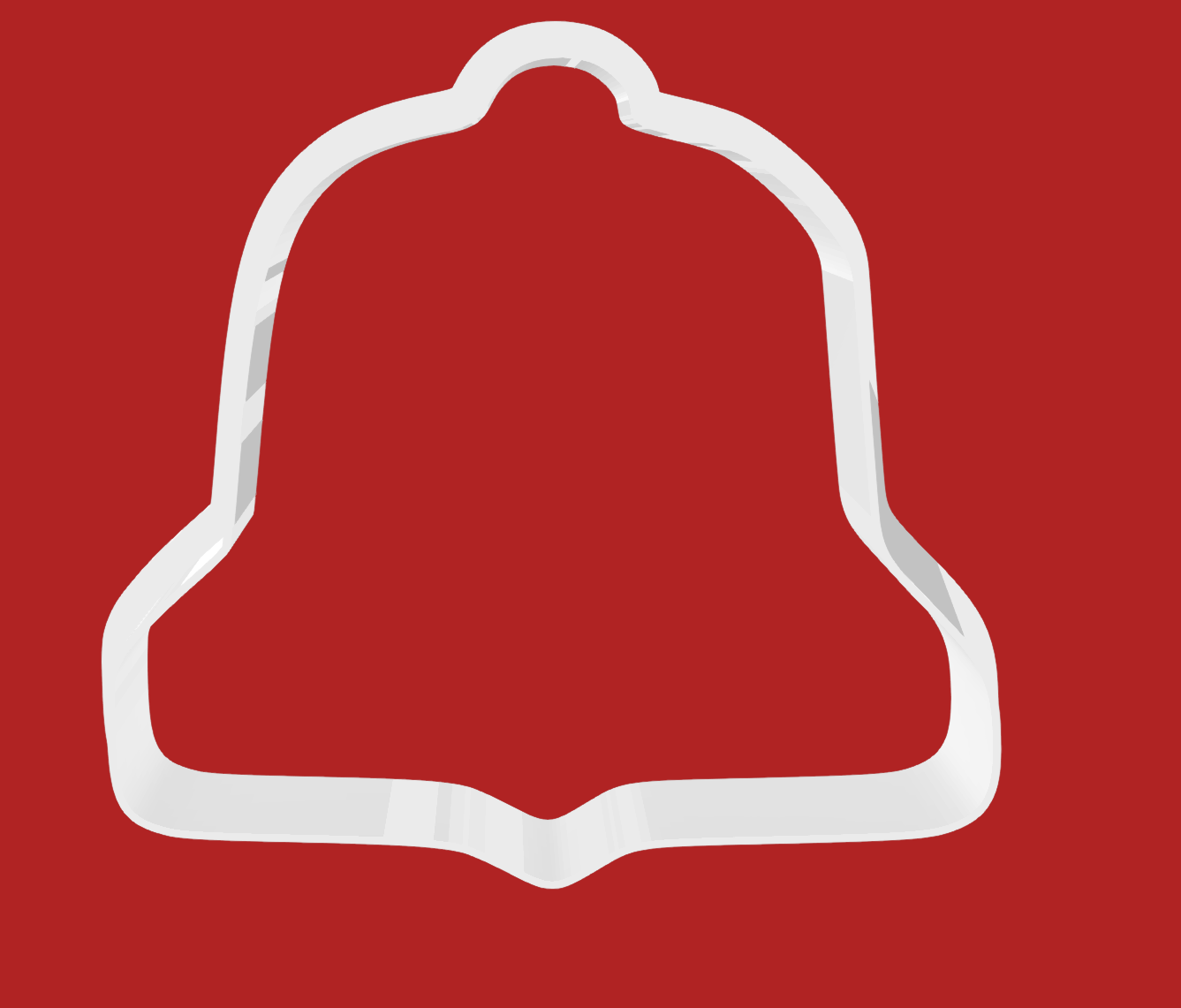 Bell Shaped Holiday Cookie Cutter by 🧊SK3D🧊 Download free STL model