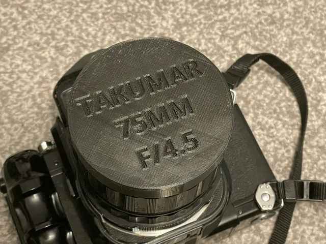 Takumar 75mm F/4.5 cap - Pentax 67, 6x7 67II lens cap