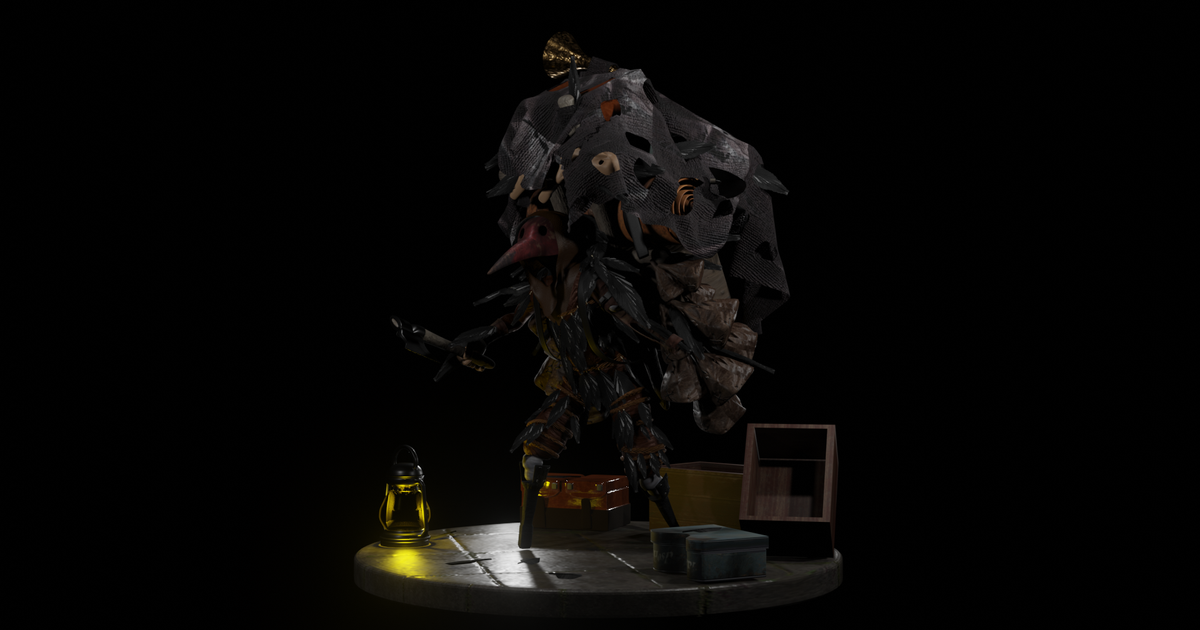 Hunt showdown boss character by timetitans | Download free STL model ...