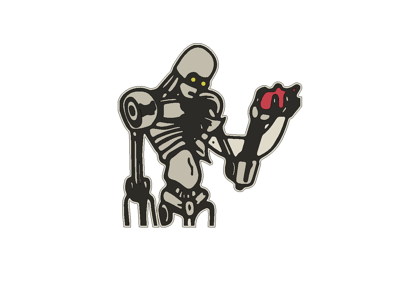 Silverstein Robot Wall Art (When Broken is Easily Fixed)