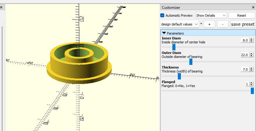 Ball Bearing Substitute (customizable)