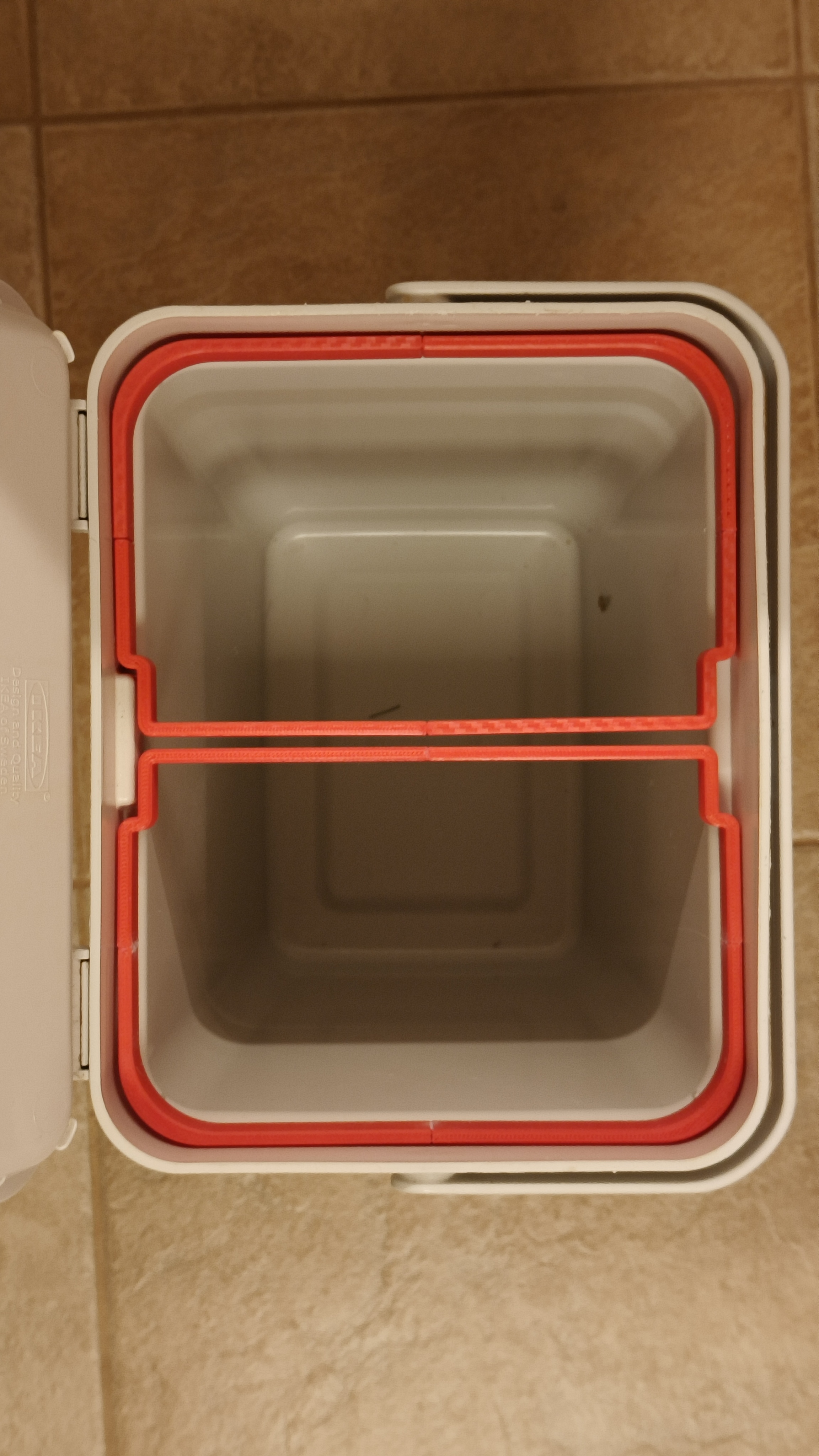IKEA HALLBAR 10l divider "Quarterbar"