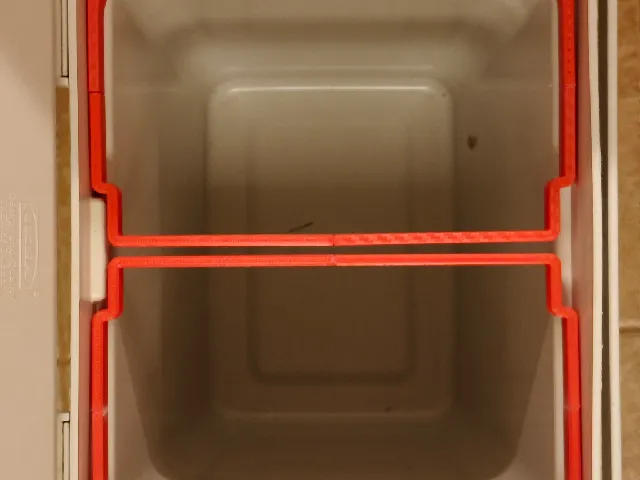 IKEA HALLBAR 10l divider "Quarterbar"