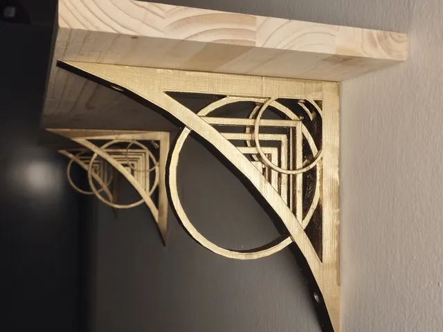ArtDeco Shelf Support