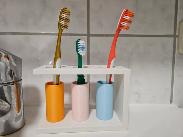 Zahnbuerstenhalter - Toothbrush Holder (Individualisierbar/Customizable)