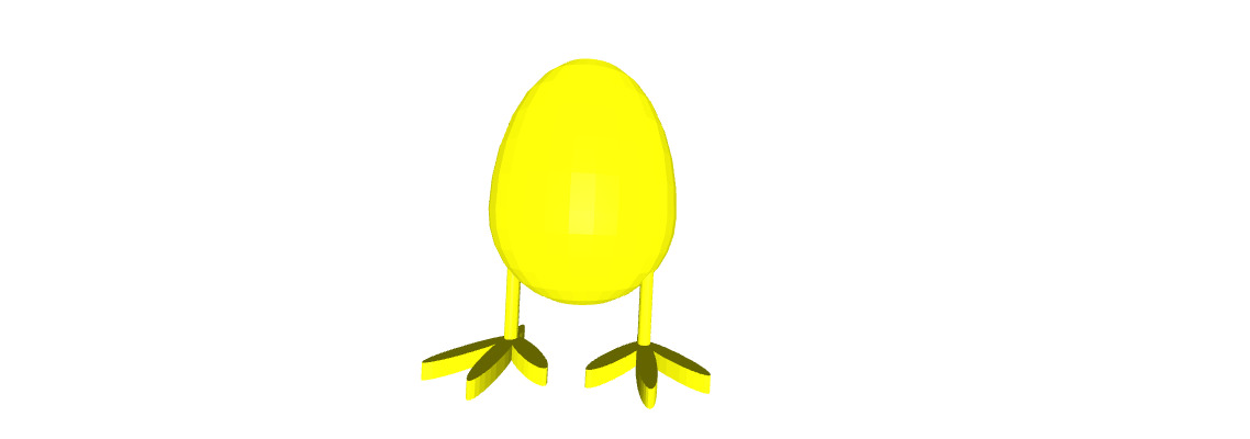 Ei-Huhn Oster Skulptur