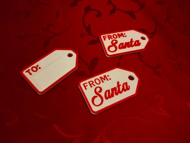 From Santa Gift Tag