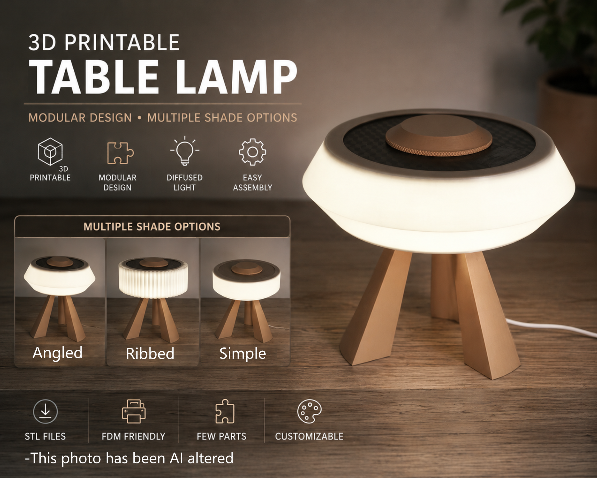 Geeetech/Giantarm filament spool Lamp