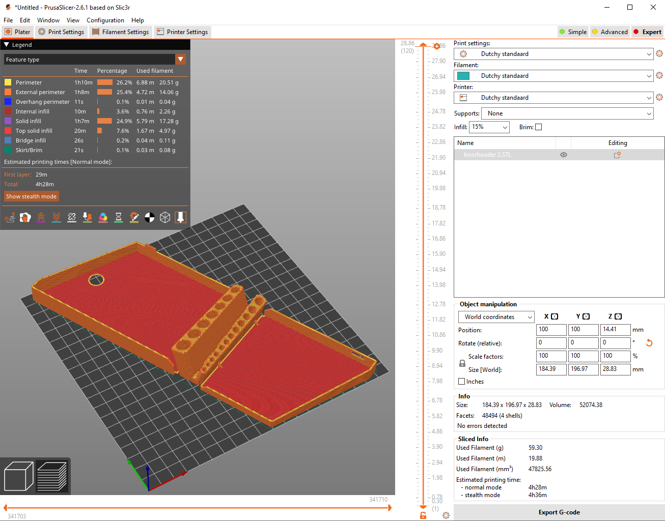 Print-in-Place foldable Drillbit box by Rossero | Download free STL ...